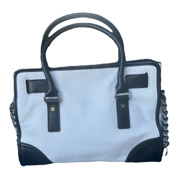 Michael Kors Hamilton Calf Hair Center Stripe Bag - Picture 4 of 12